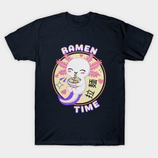 Axolotl Ramen Time T-Shirt